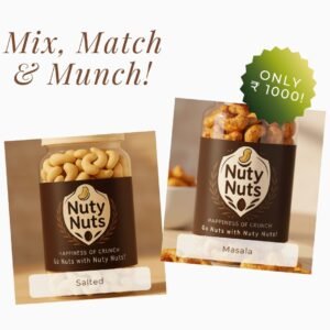 Salted + Masala Cashews